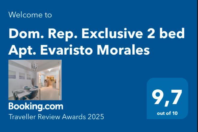 Dom. Rep. Exclusive 2 Bed Apt. Evaristo Morales Σάντο Ντομίγκο Εξωτερικό φωτογραφία